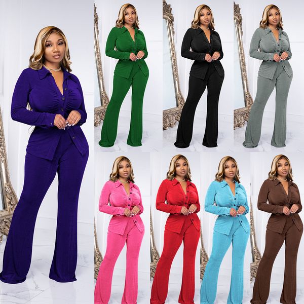 

womens two piece pants velvet blouses set suits women elegant shirt party outfits luxury clothes club 2 s 221206, White