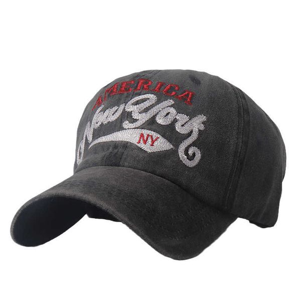 

ball s washed cotton baseball for women men fashion embroidery new york hats casual snapback hat summer sun visors cap 1206, Blue;gray