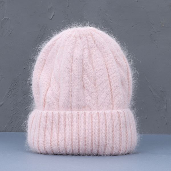 

beanie/skull caps female cashmere blend winter hat long fur warm soft wool knitted hats women skullies beanies wholesale 221205, Blue;gray