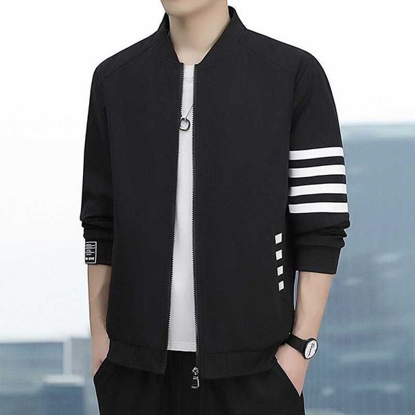 

men's jackets jackets korea fashion coat 2022 mens fall winter clothing y2k clothes baseball casual plus size long sleeve oversized str, Black;brown