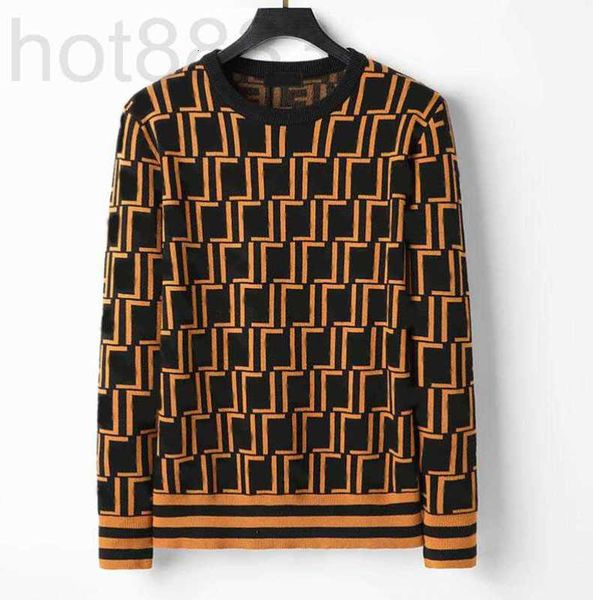 

men's sweaters designer mens womens designers f pullover men hoodie long sleeve sweater sweatshirt high-end double knitwear man clothin, White;black