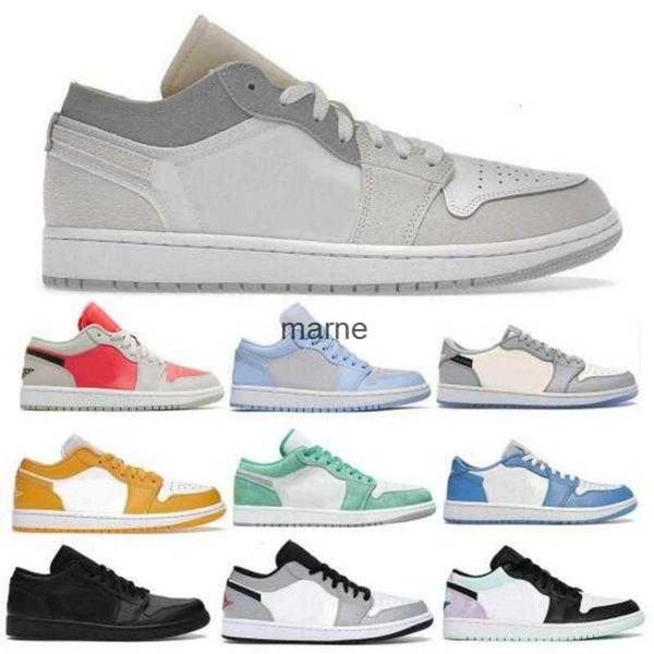 

1 low basketball shoes 1s inside out white phantom shadow toe pollen triple black new emerald unc grey sports men trainers sneakers