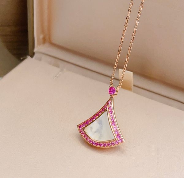 

ins necklace new in luxury fine jewelry chain necklace for womens pendant k gold heart designer ladies fashion pearl saturn man cross, Silver