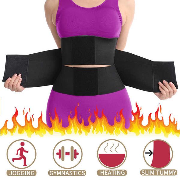 

slimming belt waist body shaper tummy slim cincher corset workout sweat shapewear weight loss band body building women binders strap t221205