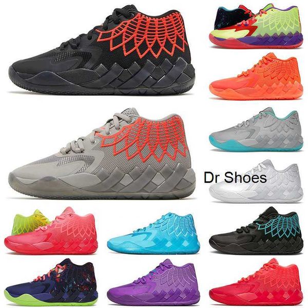 

2022 mb.01 men professional basketball shoes for sale rick and morty buzz city black blast queen citys rock ridge red not from here lamelo