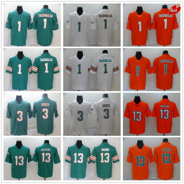 

2023 football jerseys 1 tua tagovailoa 3 william fuller 13 dan marino stitched jersey, Black;red