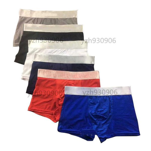 

5pcs-lot mens underwear underpants boxer shorts modal gay male ceuca boxers breathable new mesh man underwear -xxl designer high quality, Black;white