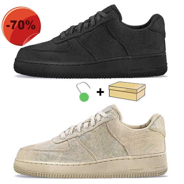 

low 2021 men women running shoes low trainers fossil beige triple black fashion outdoor sports sneakers with box