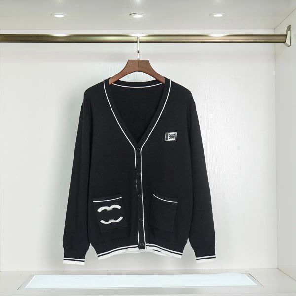 

2022designer sweater man for woman knit crow neck womens fashion letter black long sleeve clothes pullover oversized, White;black