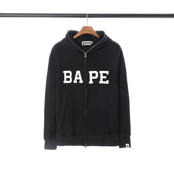 

bape designer mens hoodie camo print long sleeve outerwear fashion brand zipper black asian size m-3xl