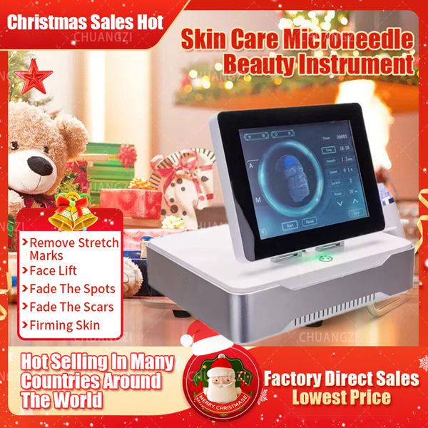 

beauty items christmas micro needle wrinkle removal rf radio frequency fractional rf microneedling machine portable
