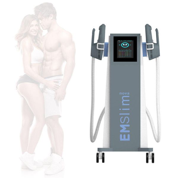 

muscle stimulator electromagnetic shaping emslim nova hi-emt neo with rf muscle trainer slimming machine 2/4 handles for arms and thigh fat