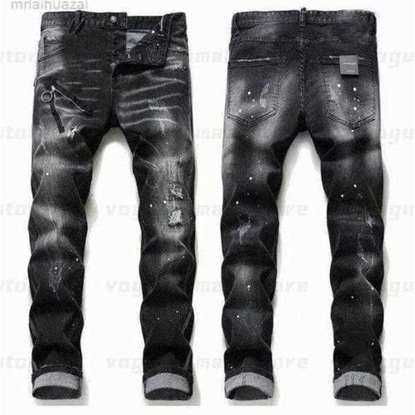 

men's jeans mens cool rips stretch designer jeans distressed ripped biker slim fit washed motorcycle denim men s hip hop fashion man pa, Blue