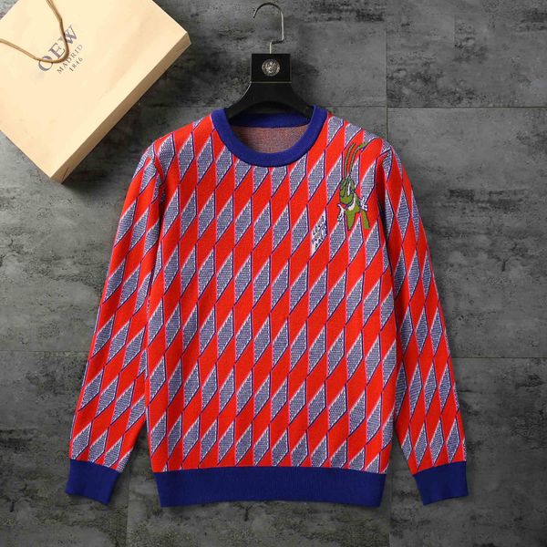

designer sweater mens womens arrow color gradient cardigan senior classic multicolor round neck autumn winter keep warm comfortable guality, White;black