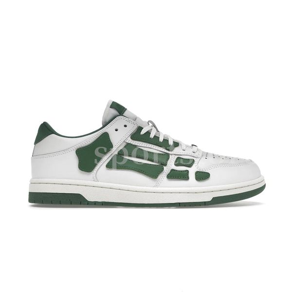 

amri designer luxury bones casual shoes men women leather sneakers white black blue red green pink low lace up spring board shoes trendy sne