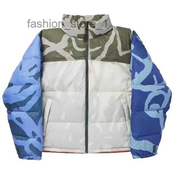 

men's down parkas 2023 mens winter jacket hooded womens puffer camouflage couple models velvet face sup coat fashion 92, Black