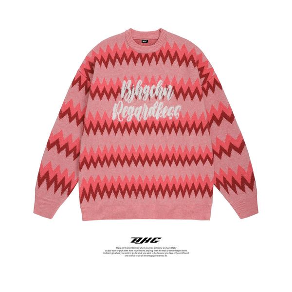 

2022 christmas restrictions new designer men or women warm striped sweater fashion streetwear clothing pullover sweater loose hoodies new y, White;black