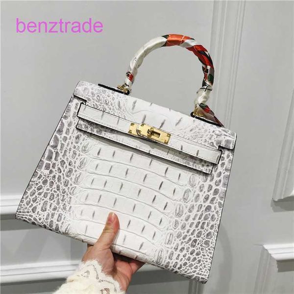 

herme kely bags for women online shop 2022 new kaili crocodile bone pattern women's leather bag single shoulder straddle portable ityb