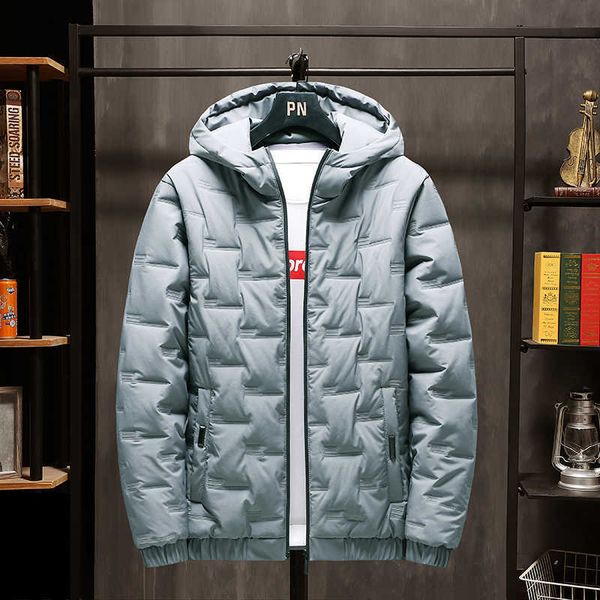 

men's jackets 2022 winter mens parka sets jacket parka pants new casual hooded outerwear coats windbreaker jacket male solid streetwear, Black;brown