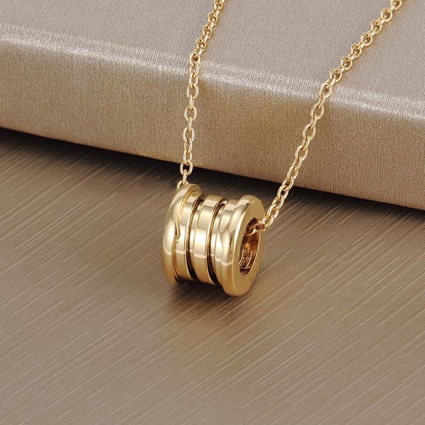 

designer spring necklace men and women luxury brand jewelry classic fashion necklaces titanium steel alloy ceramic pendant necklace christma, Silver