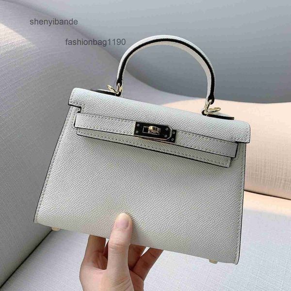 

2023 designer bags hermbagse handbag mini leather palm print second generation bag one shoulder kelliesss yyeq 8hkv