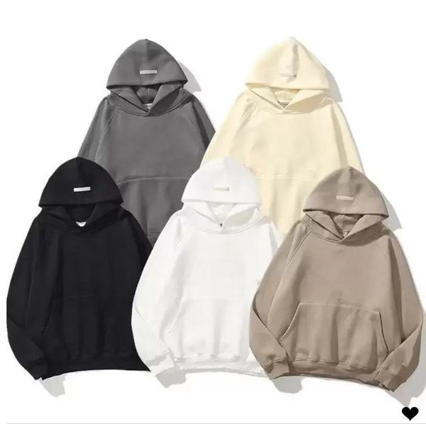 

men designer hoodie warm hooded hoodies mens womens fashion streetwear pullover sweatshirts loose hoodies lovers clothing, Black