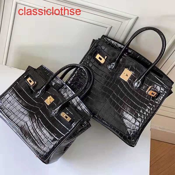 

herme brikin designer bags price genuine leather crocodile pattern bag for women 2022 new fashion commuter versatile high-grade we