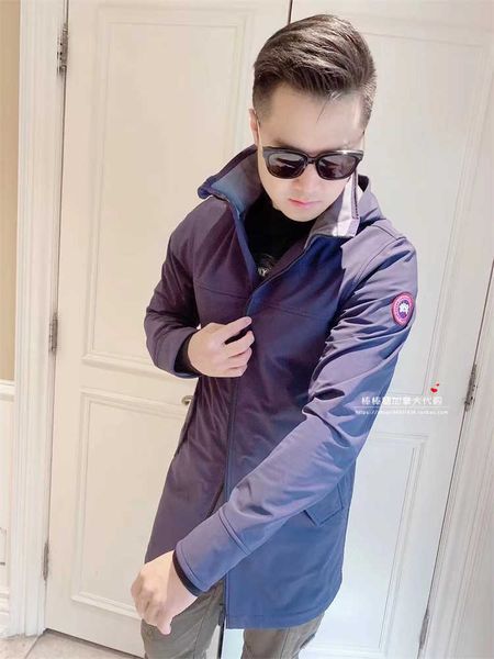 

men's plus size outerwear & coats caps hats apparel trench canadian kent men's hooded windbreaker windproof rainp, Black;brown