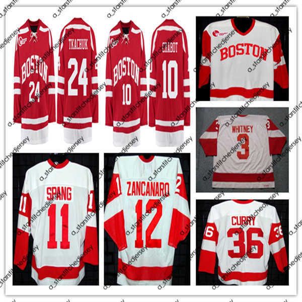 

hockey jerseys man boston university bu hockey 3 ryan whitney 9 jack eichel 7 charlie mcavoy 3 coyle 19 clayton keller 24 keith tkachuk mcba, Black;red