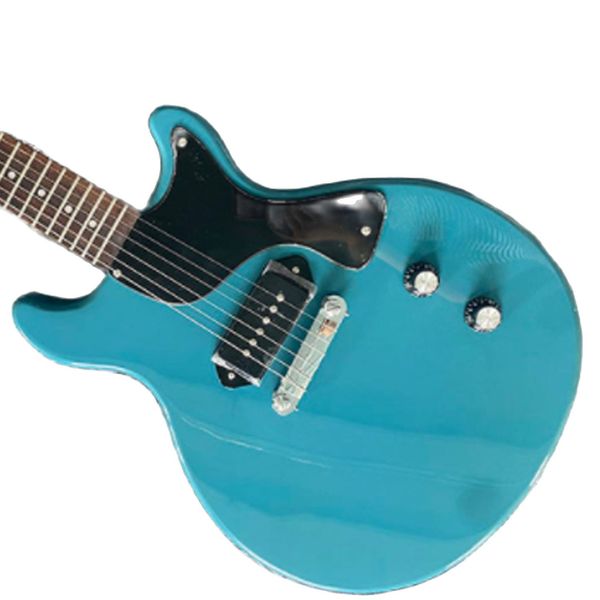 

lvychina electric guitar junior transparent blue factory direct sales can be customized