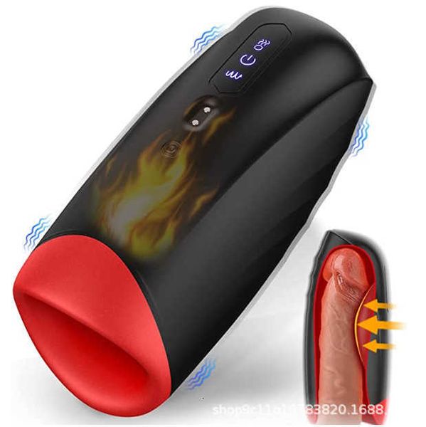 

toy massager fully automatic heating 10 frequency vibration clip suction aircraft cup men's large