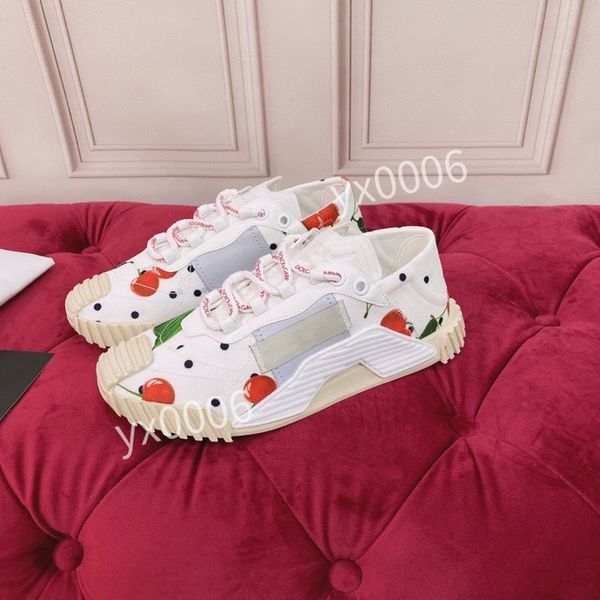 

2022 shoes casual sneakers boots leather trainers sports shoe designer embroidery stripes sneaker walking women chaussures size35-41 hc21042, Black