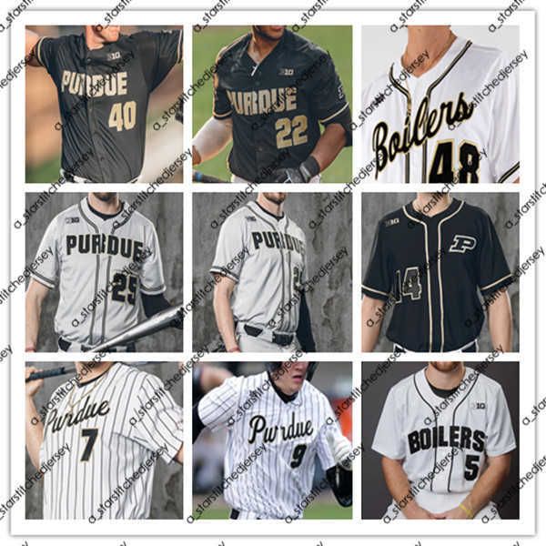 

college baseball wears ncaa purdue boilermakers baseball jersey custom landon weins jackson smeltz evan albrecht troy viola cj valdez jake j, Black