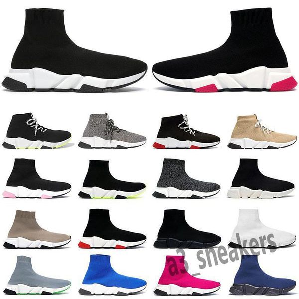 

2022 new fashion casual shoes sneakers mens shoe speed high low triple black white red clearsole yellow fluo jogging walking men women 36-46