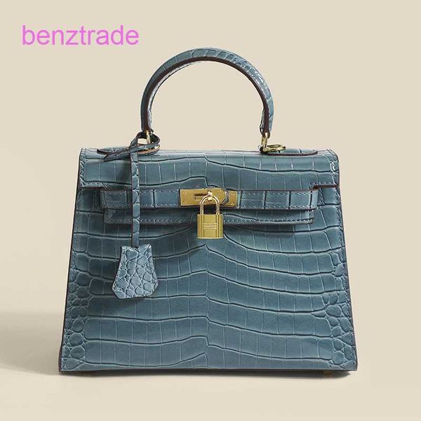

herme kely bags for women online shop 2022 new women's crocodile fashion versatile hand patent leather temperament one shoulder di n7f2