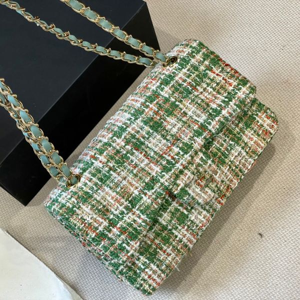 

cc bags luxury brand shoulder bags womens tweed bags classic c single flap stripe purse gold metal matelasse chain crossbody shoulder handba
