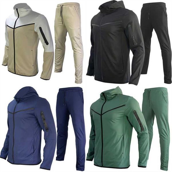 

tech pant tracksuit set hoodies tech fleeces techfleeces sport pants mens designer jackets space cotton trousers men bottoms man joggers 44g, Gray