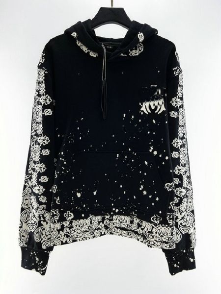 

new mens designer hoodie lucky me i see ghost hoodies high fashion sweatshirt long sleeve sweatshirt hip hop street style pullover, Black