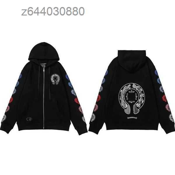 

mens luxury fashion sweatshirts designer hoodies ch sanskrit sweater zipper hooded cross pullover hoodie casual men women coat 23k8p2, Black