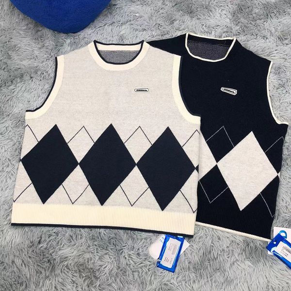 

knitted vest jackets wool casual sleeveless sweater women's plus size sweaters