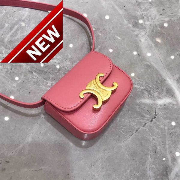 

women's designer bags 2023 early spring new triumphal arch bag mini earphone messenger cowhide small bag one shoulder bag wallet factor