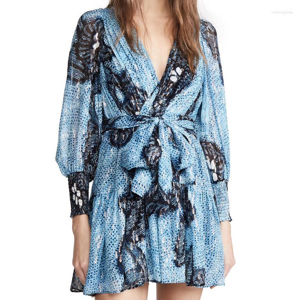 

casual dresses women silk dress 2022 spring summer golden silver yarn designer lantern sleeve peacock blue arrive, Black;gray