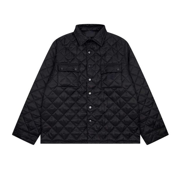 

women's down parkas 22 autumn and winter new fashion classic triangle loose slim pocket, Black