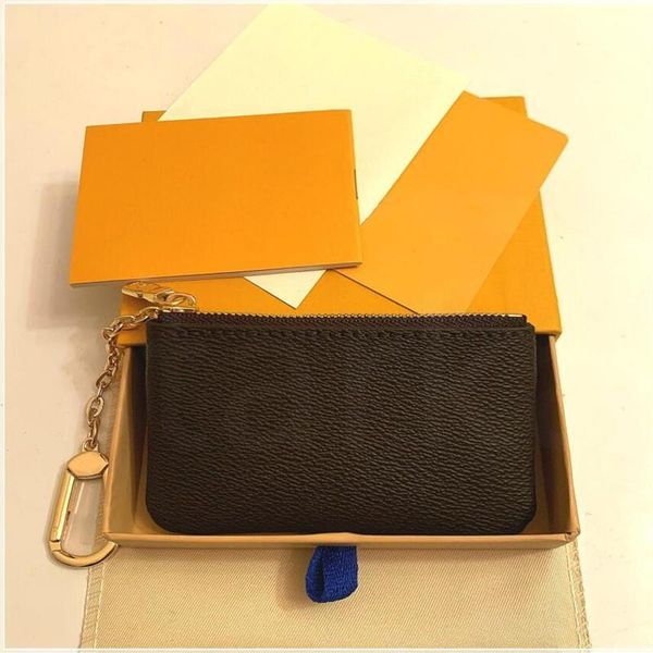 

key pouch m62650 wallet pochette cles designer fashion womens men ring credit card holder coin purse mini bag charm accessories258h, Red;black