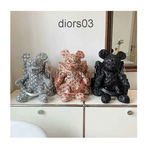 

designer bag basketball school cute mouse backpack mens womans tote shoulder handbag cute cartoon fashion luxurious student sequin leisure l