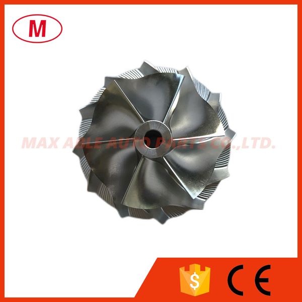 

tf035hl 12b high performance turbocharger turbo billet compressor wheel/aluminum 2618/milling wheel 40.00/51.00mm 6/6 blades for 1515a295/49