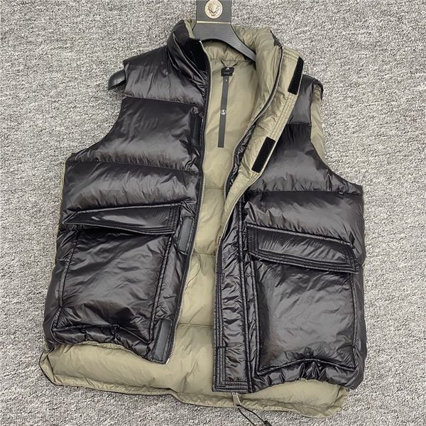 

mens down parkas highend mens 90 percent gray duck down vest highquality winter warm vests 221207, Black