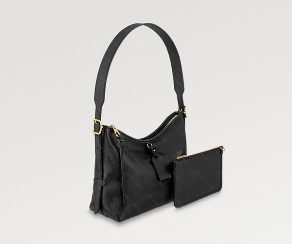 

carryall designer bags bags tote bag luxury womens shoulder bag embossed leather vintage hobo bags with zipper pouch wallet lady handbags 2