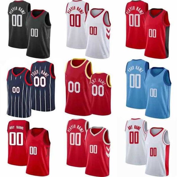 

basketball jerseys college basketball wears 1 jabari smith jr. rocket 4 jalen green 28 alperen sengun eric gordon city red esition kevin por, Black