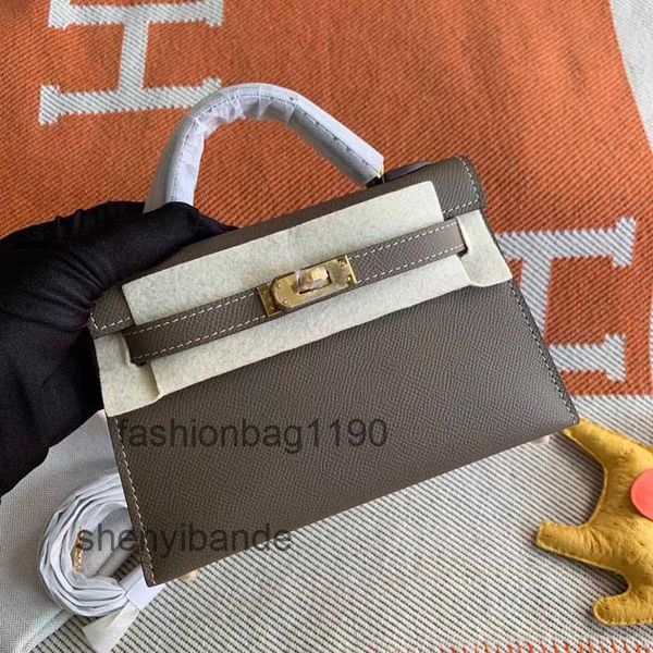 

hermee designer bags 2022 women bags kellies handbags bag second generation mini leather messenger women's mini small cowhide one sh e5